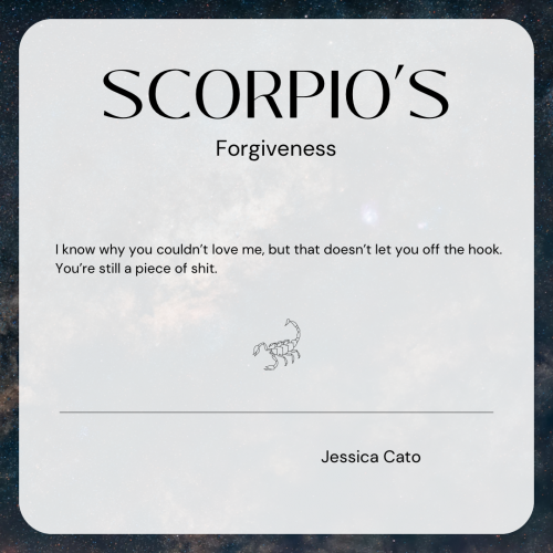 Scorpio’s Forgiveness - Jessica Cato